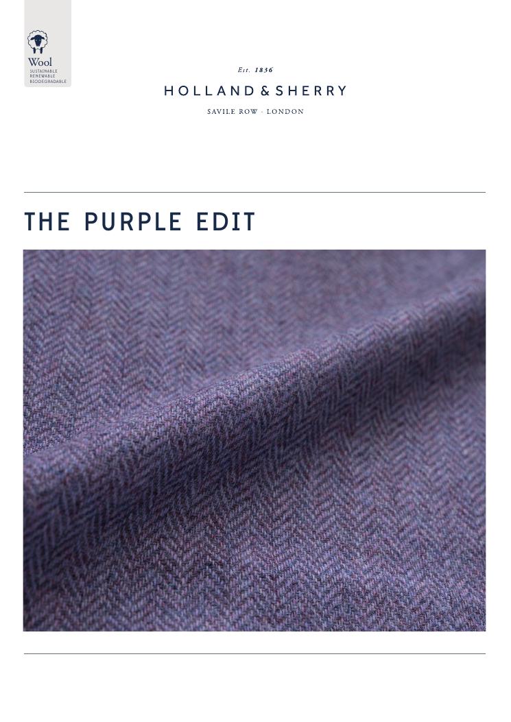 Holland & Sherry The Purple Edit swatch page 1
