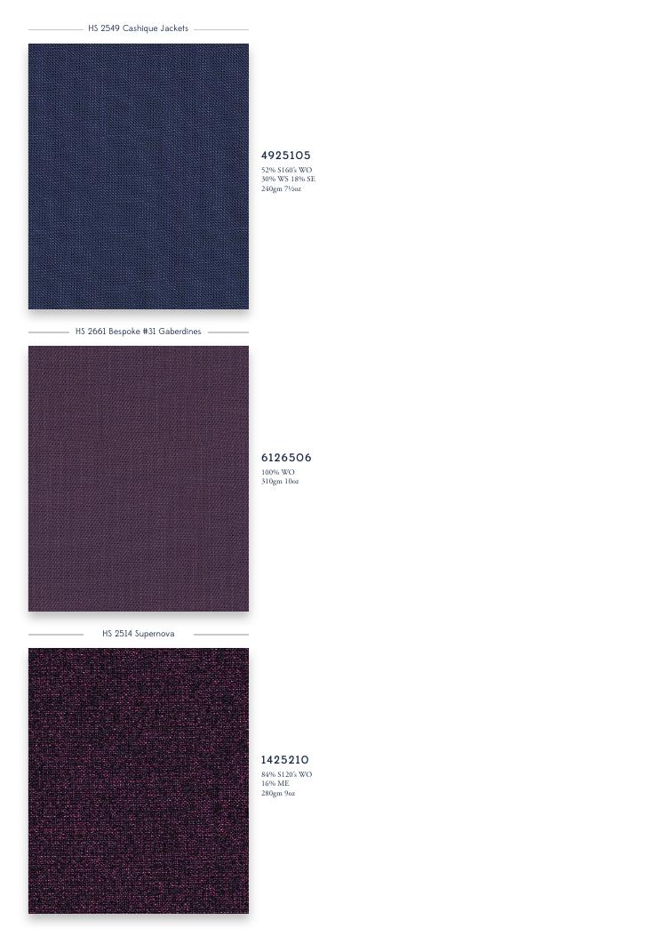 Holland & Sherry The Purple Edit swatch page 4