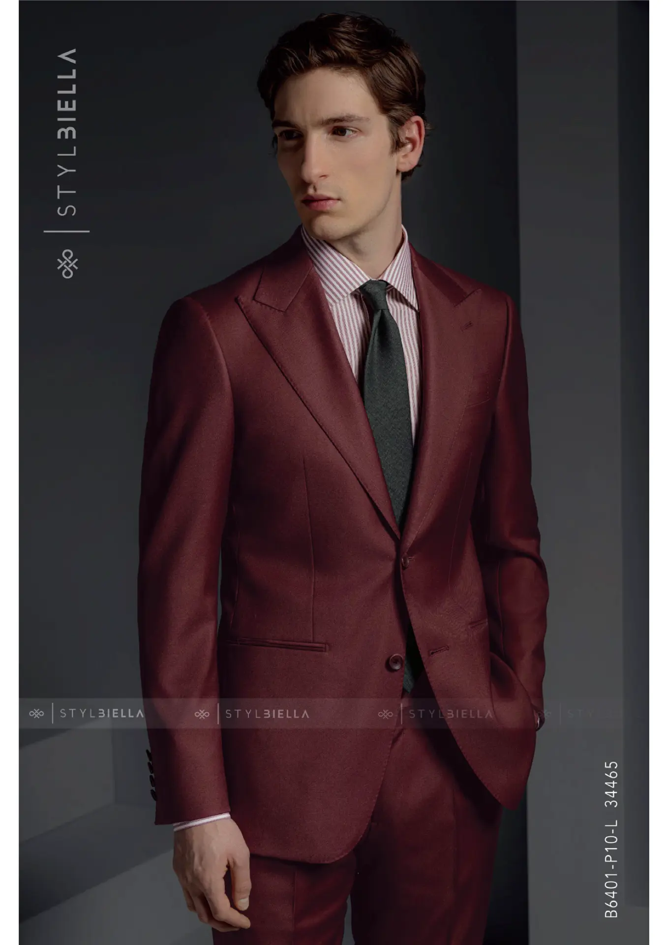 Burgundy Suit - Stylbiella