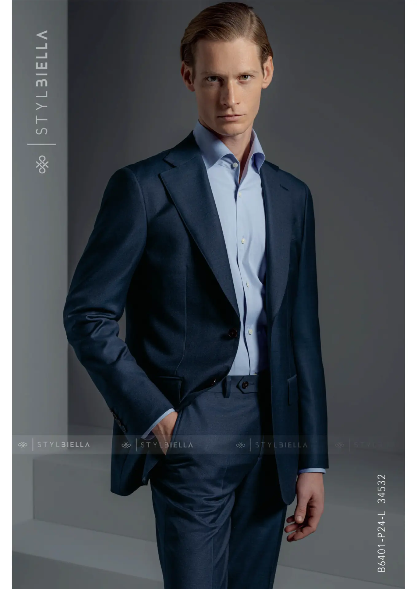 Navy Flannel Suit - Stylbiella