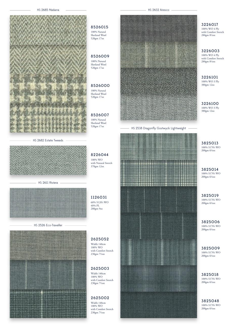 Holland & Sherry The Grey Edit swatch page 2