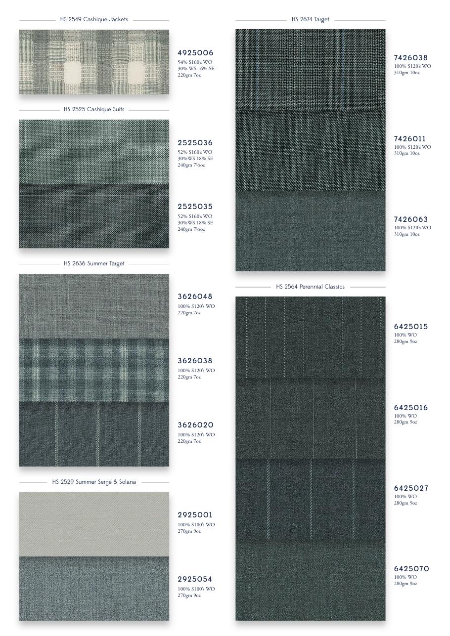 Holland & Sherry The Grey Edit swatch page 3