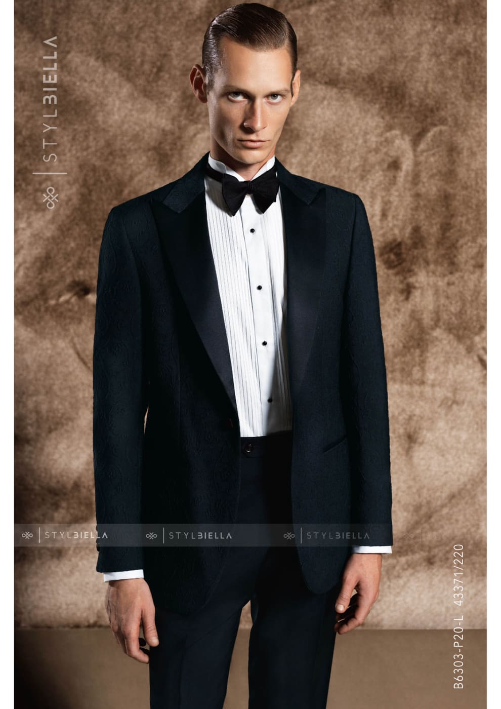 Black Patterned Tuxedo