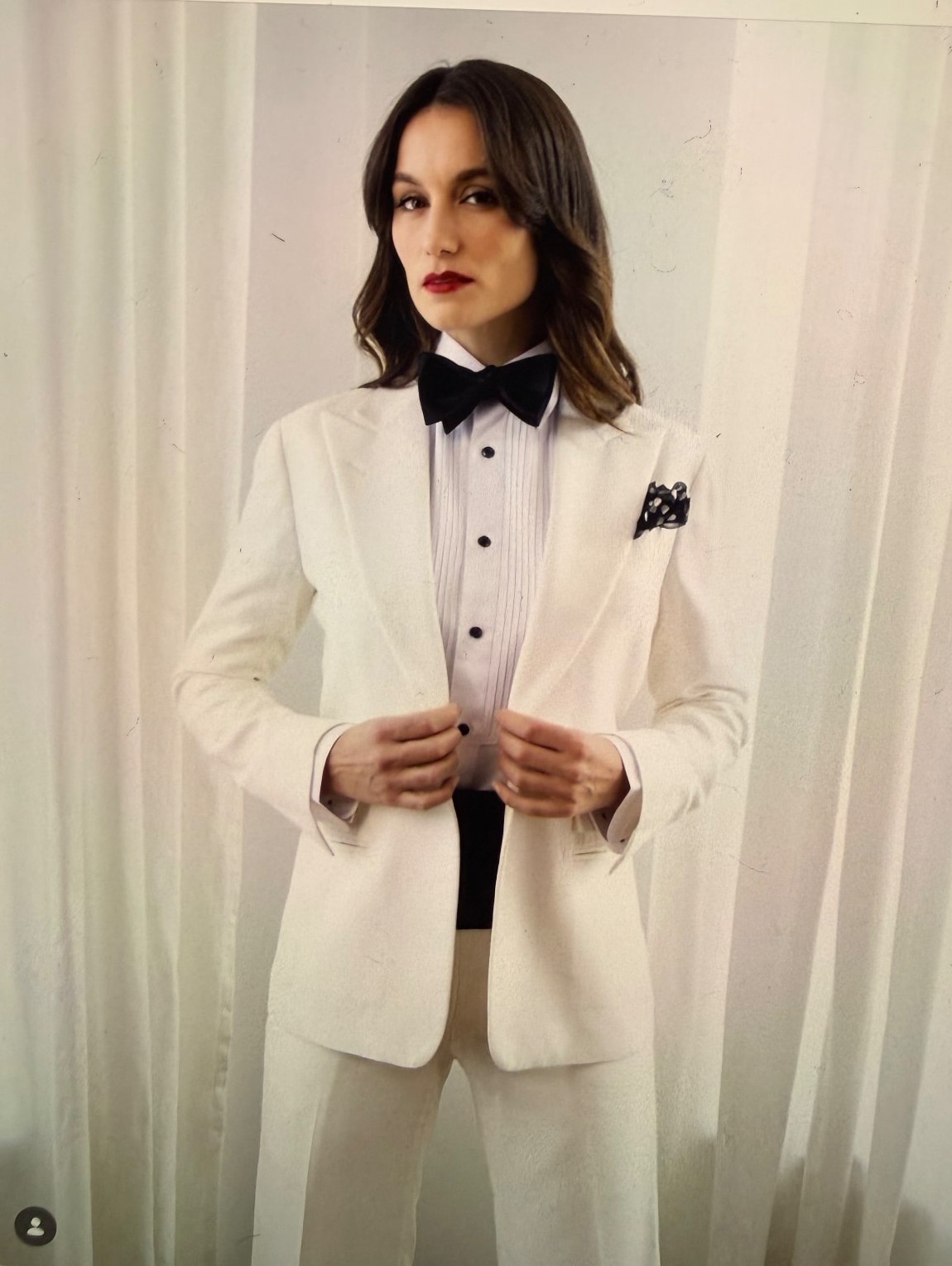 Women's Ivory Dinner Jacket - Drago Super 130's