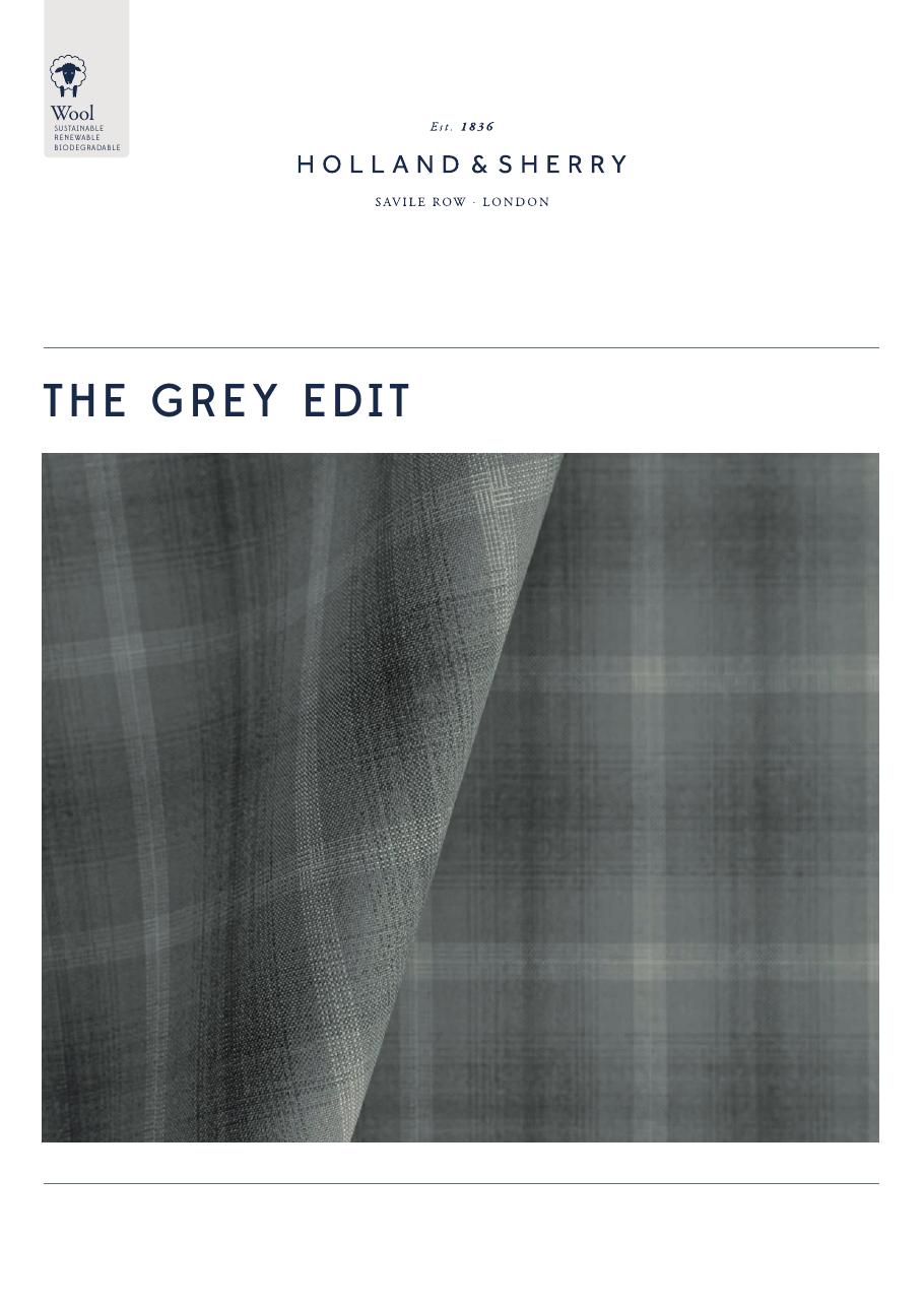 Holland & Sherry The Grey Edit swatch page 1