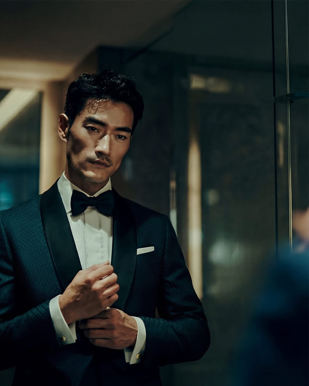 Black Tie wedding collection — Classic black and midnight-blue tuxedos