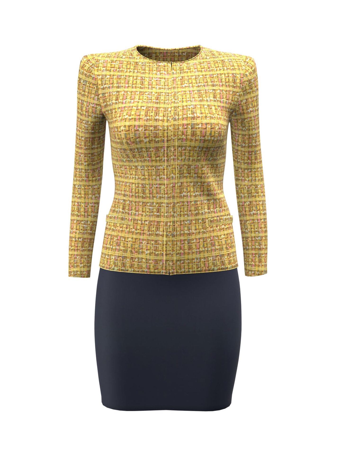 Holland & Sherry Mustard mix fancy · Jacket inspiration