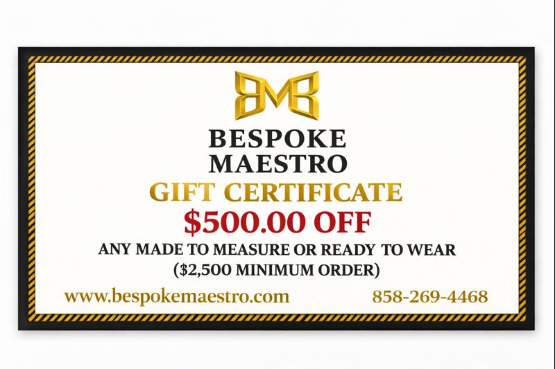 $500 Off Certificate