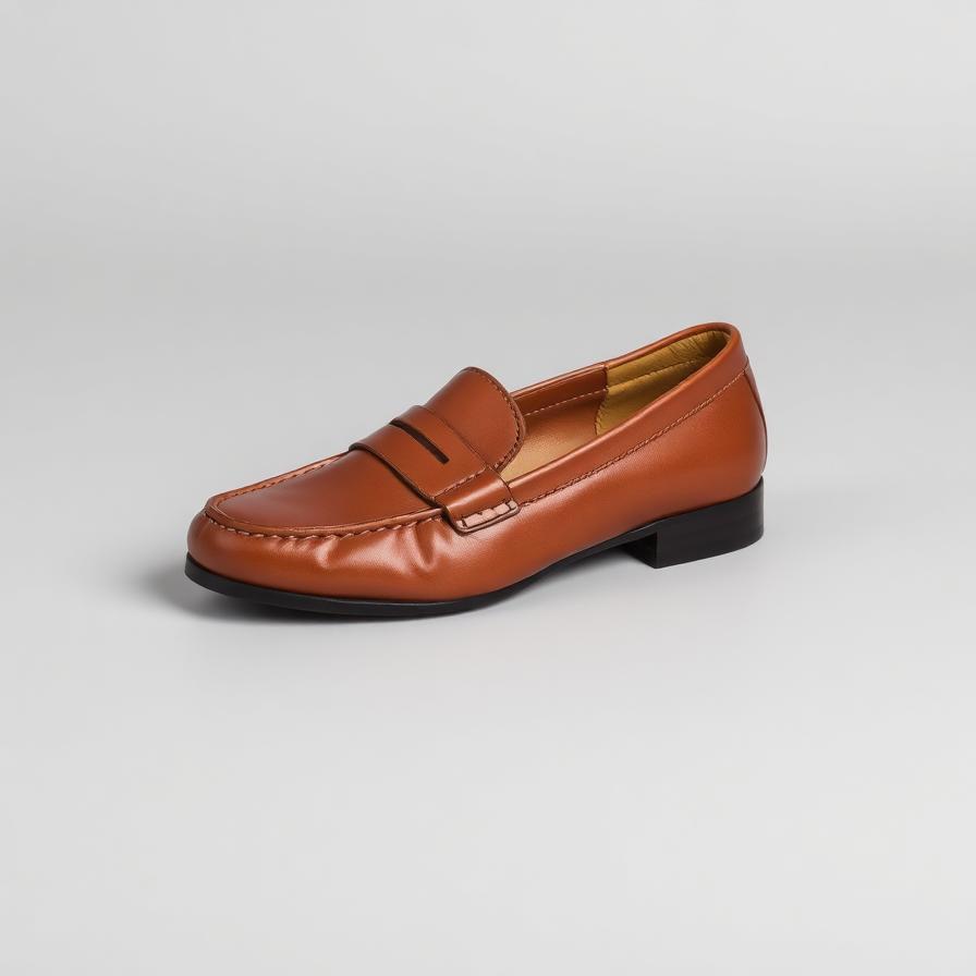 Women's Cognac Penny Loafer